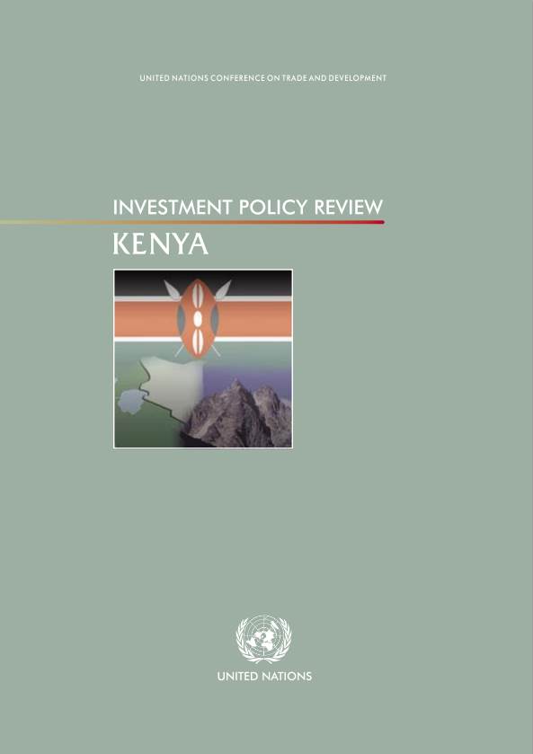 Investment Policy Review of Kenya Publications UNCTAD Investment